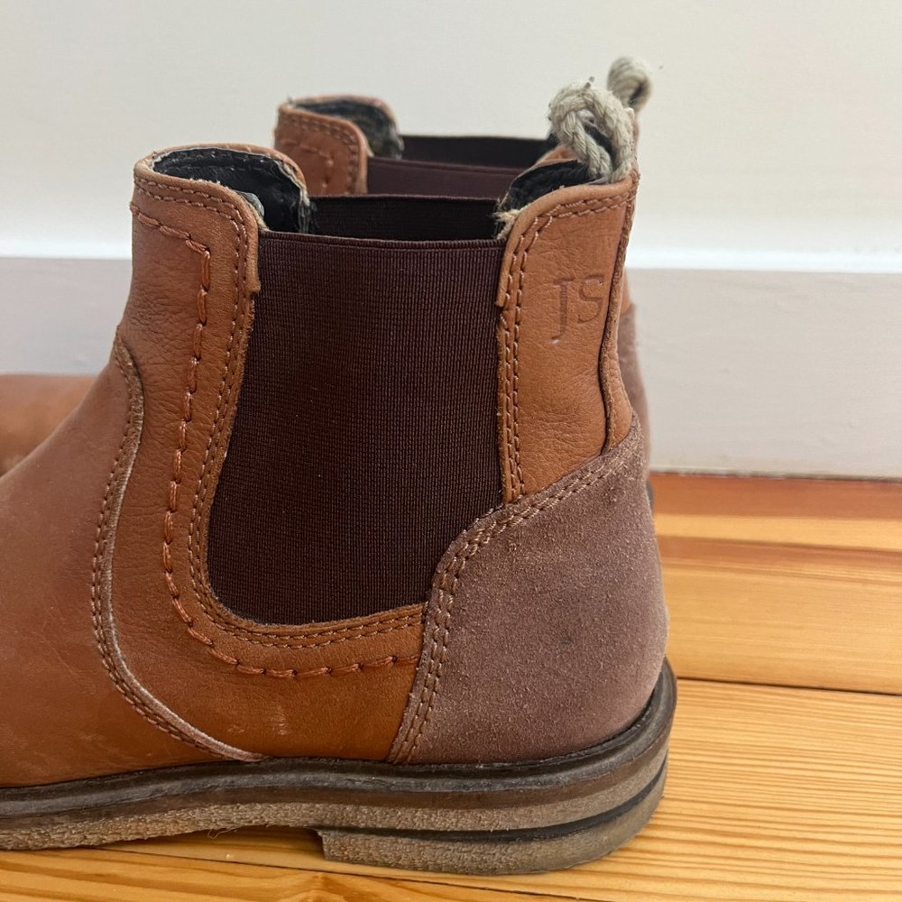 Joseph Seibel cognac genuine pull on chealsea ankle boot size 41 - Picture 3 of 4